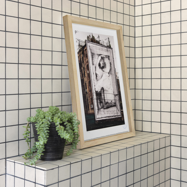 Ballet, Ballerina in crate East Village, New York City, 2015