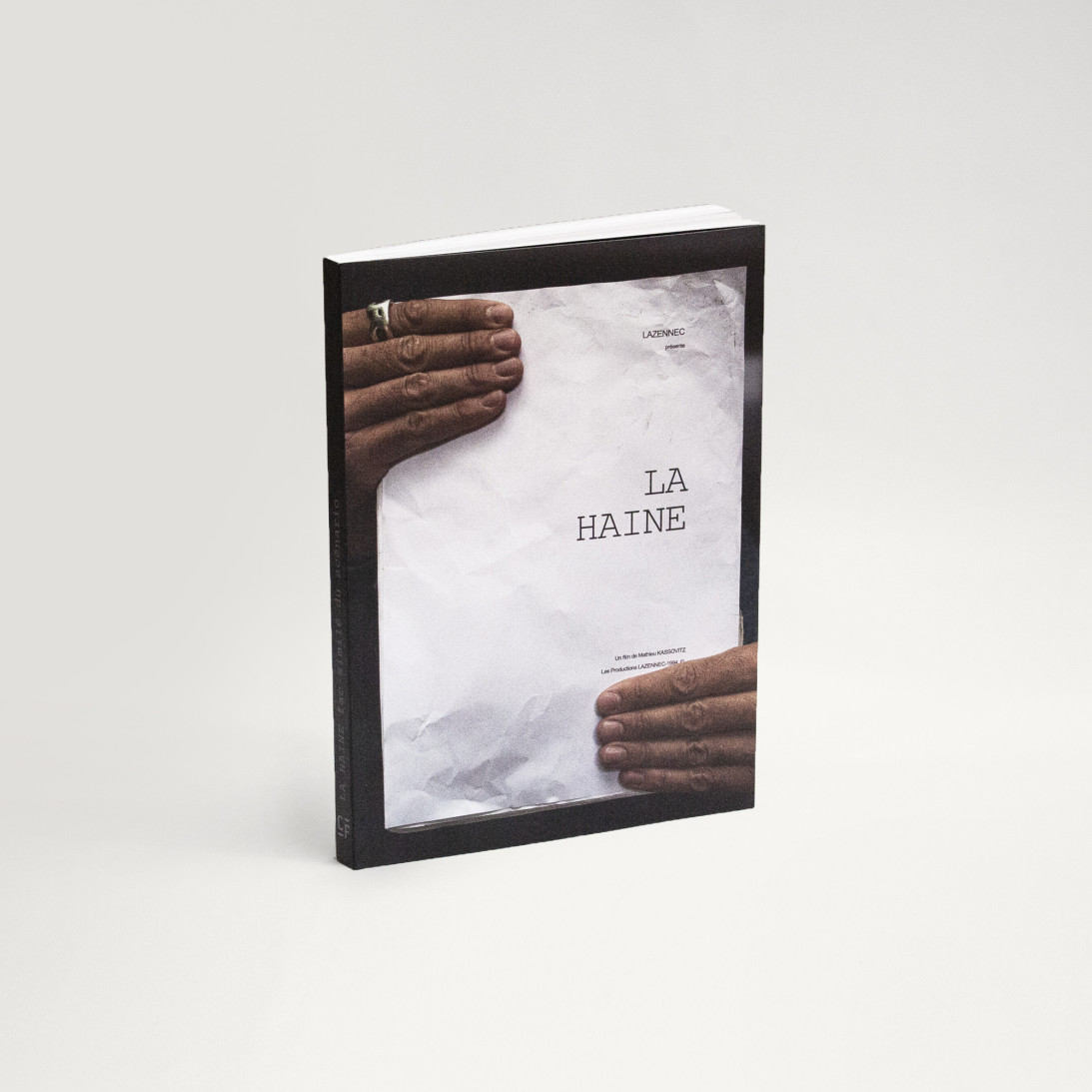 La Haine facsimilé couleur du scénario