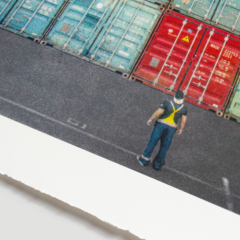 In the container wall Le Havre, France, 2014