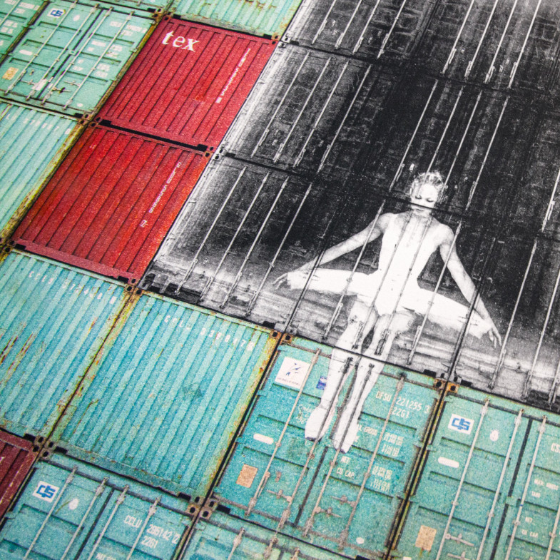 In the container wall Le Havre, France, 2014