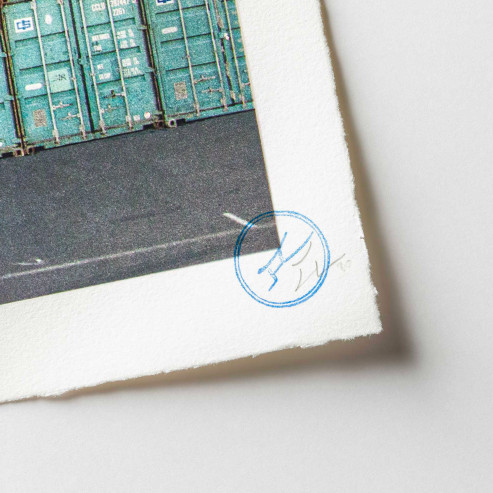 In the container wall Le Havre, France, 2014