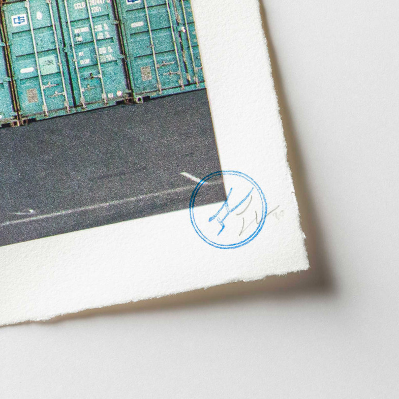 In the container wall Le Havre, France, 2014