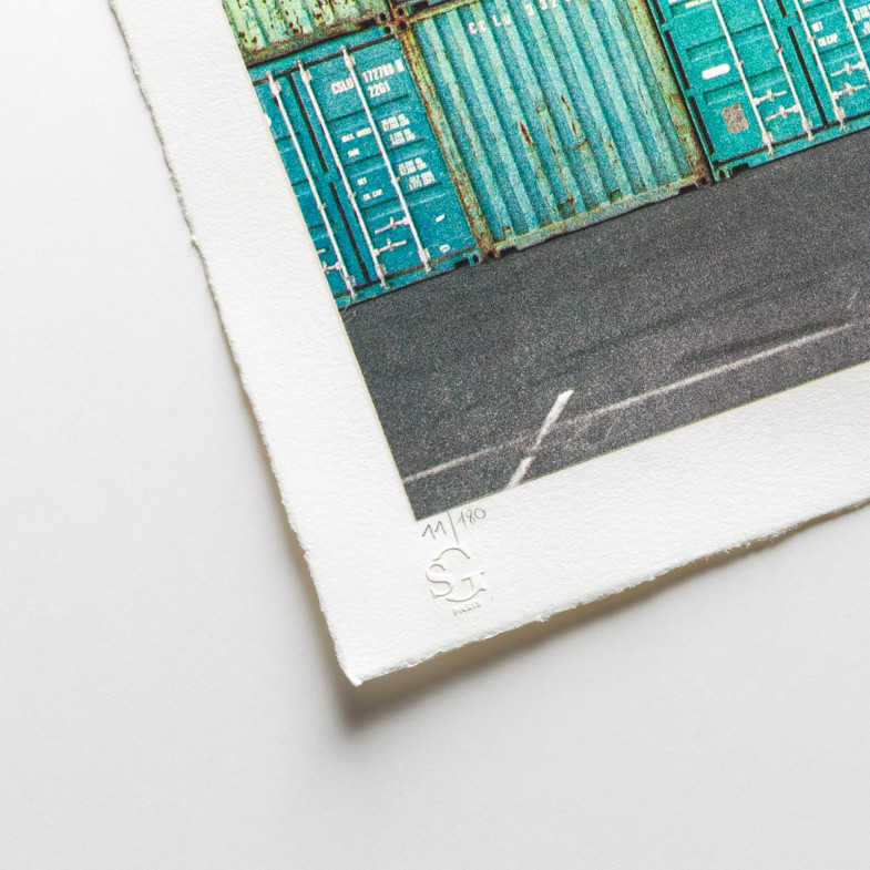 In the container wall Le Havre, France, 2014