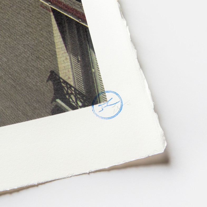 Unframed Charlie Chaplin revu par JR, The Kid, Charlie Chaplin & Jackie Coogan, USA, 1923, de jour Paris, 2021