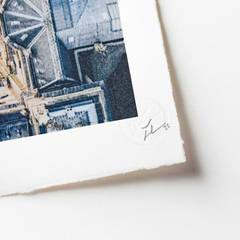 JR au Louvre et le Secret de la Grande Pyramide, Diptyque ©