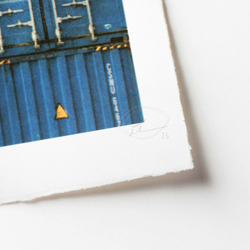 Ballerina in conteiners, On the Edge, Le Havre, 2023