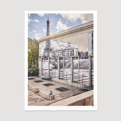 JR au Palais de Tokyo 28 août 2020, 16h12, Paris, France, 2020 JR au Palais de Tokyo 28 août 2020, 16h12, Paris, France, 2020