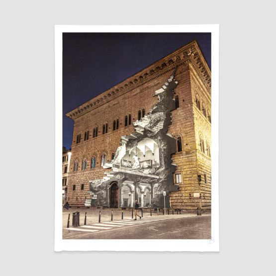 La Ferita 25 Mars 2021, 19h07, Palazzo Strozzi, Florence, Italie, 2021