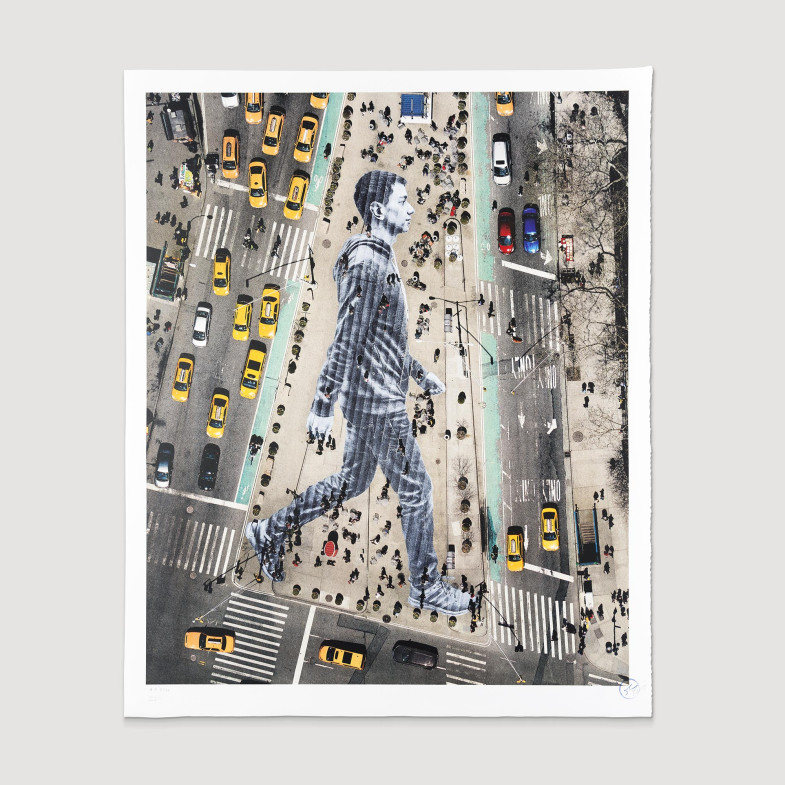 Migrants Walking New York City, New York, USA, 2015