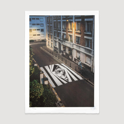 Finding hope night view, Paris, France, 2020 Finding hope night view, Paris, France, 2020