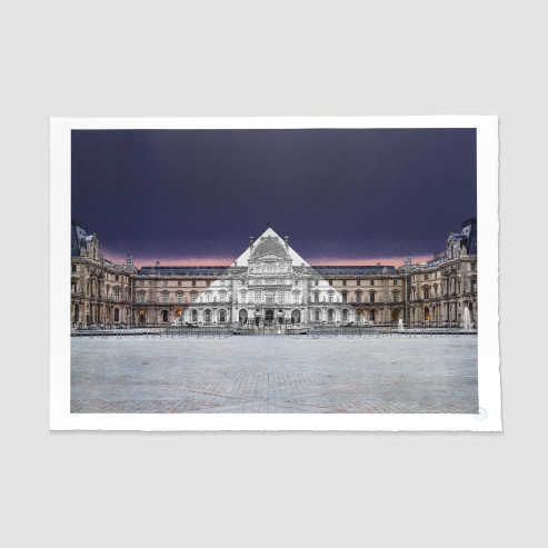 Le Louvre revu par JR 20 juin 2016, 5h41 © Pyramide, architecte I.M. Pei, musée du Louvre, Paris, France, 2016 Le Louvre revu par JR 20 juin 2016, 5h41 © Pyramide, architecte I.M. Pei, musée du Louvre, Paris, France, 2016