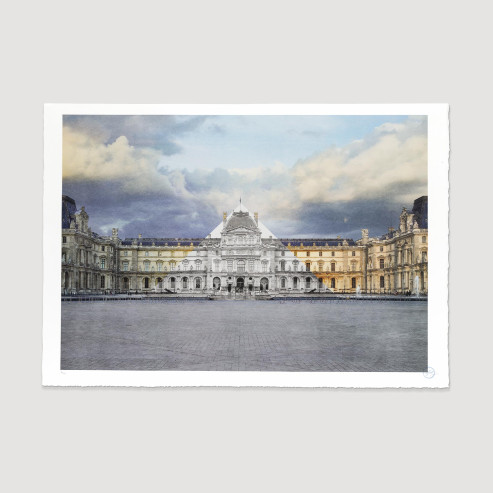 Le Louvre revu par JR 19 juin 2016, 21h23 © Pyramide, architecte I.M. Pei, musée du Louvre, Paris, France, 2016 Le Louvre revu par JR 19 juin 2016, 21h23 © Pyramide, architecte I.M. Pei, musée du Louvre, Paris, France, 2016