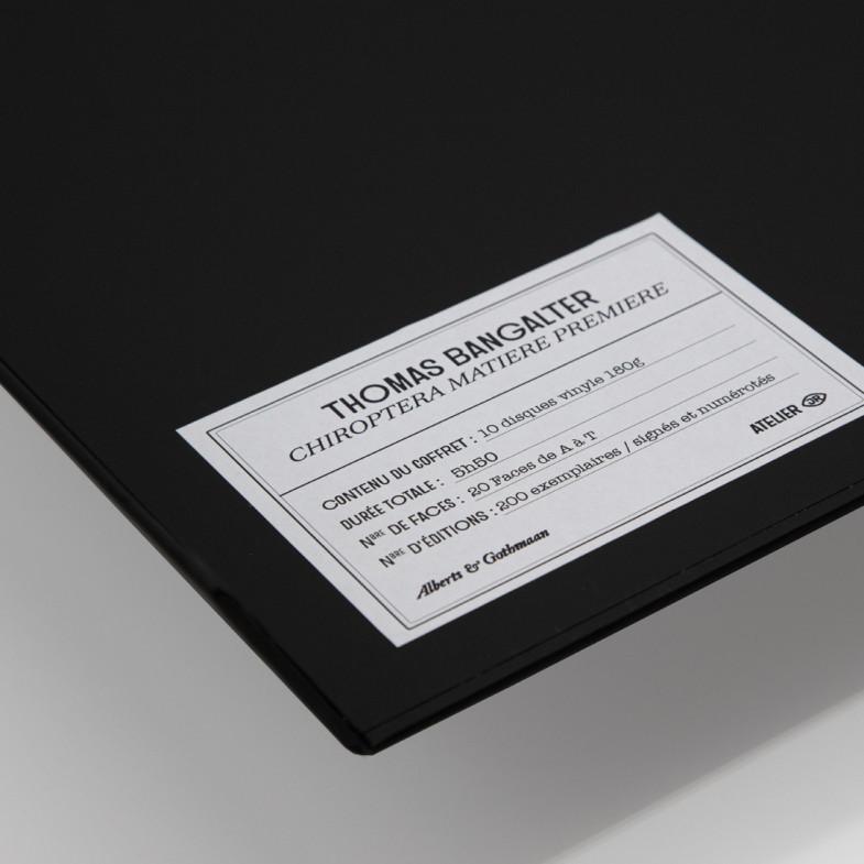 CHIROPTERA MATIERE PREMIERE