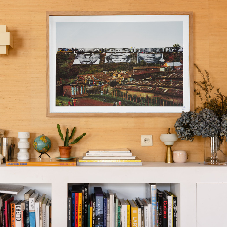 Action in Kibera Slum, Train Passage 1 , Kenya, 2009