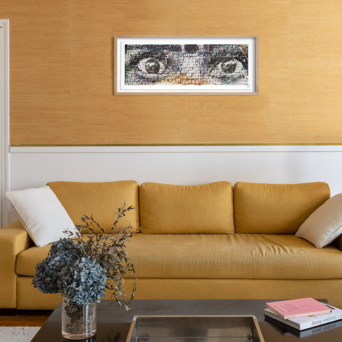 Eyes on bricks, New Delhi, Inde, 2009