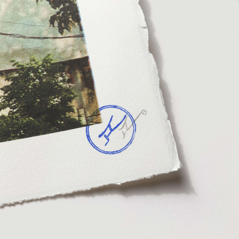 Action dans la favela Morro da Providencia, détail, Arbre et Lune