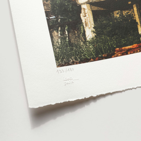 Action dans la favela Morro da Providencia, détail, Arbre et Lune